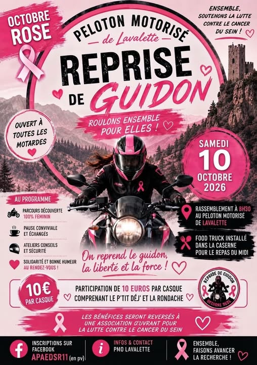 Journée Reprise de Guidon au Féminin par la FFMC 11